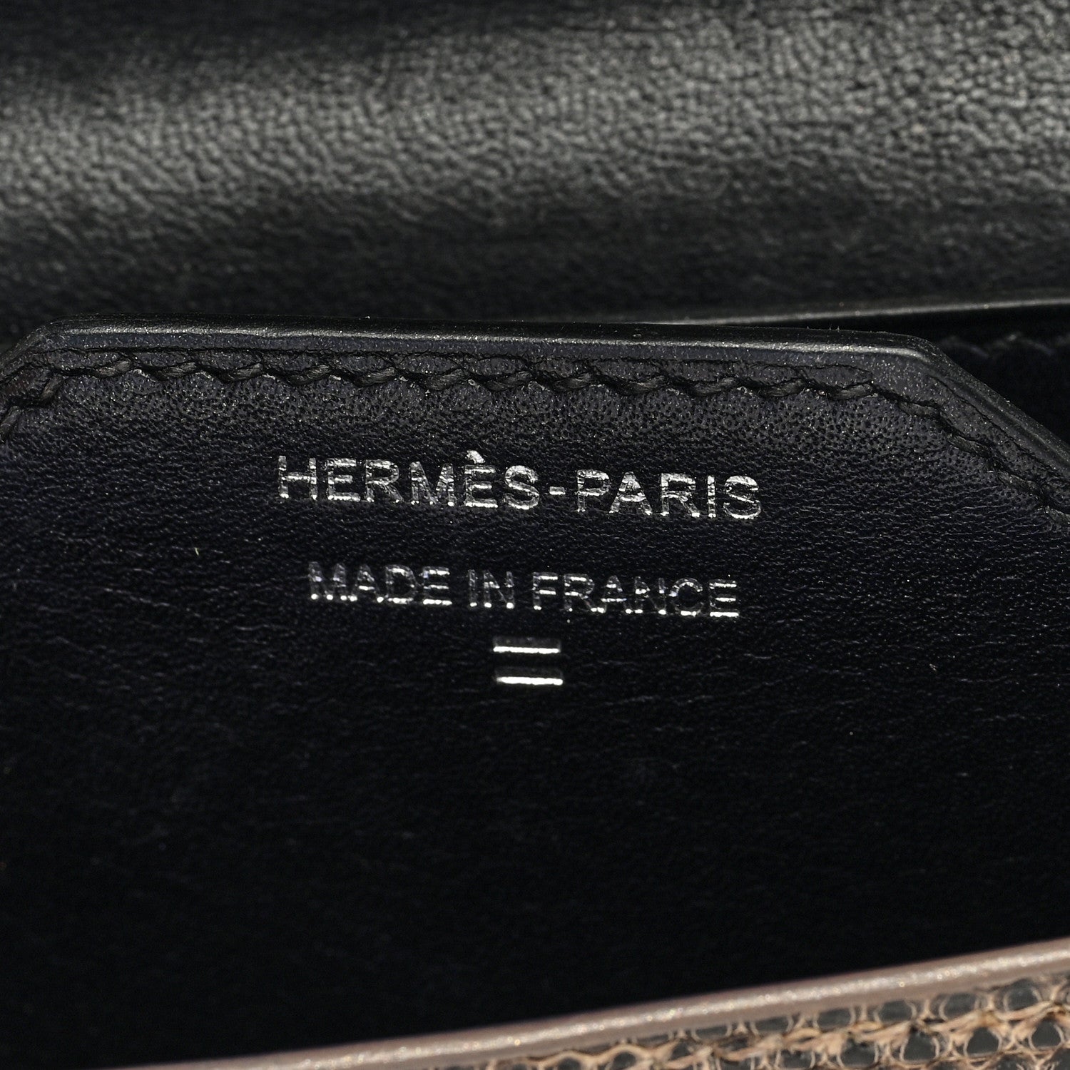 Hermes Evergrain Lizard Passant Long Wallet Black Ombre 7 of 7