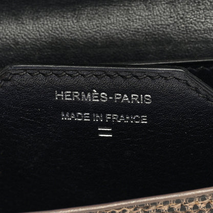 Hermes Evergrain Lizard Passant Long Wallet Black Ombre 7 of 7