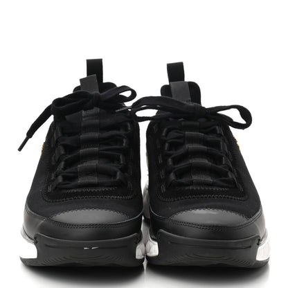 Chanel Velvet Calfskin Mixed Fibers CC Sneakers 40 Black 2 of 9