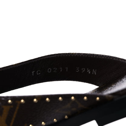 Louis Vuitton Monogram Sunny Flat Thong Sandals 39.5 Black 7 of 7