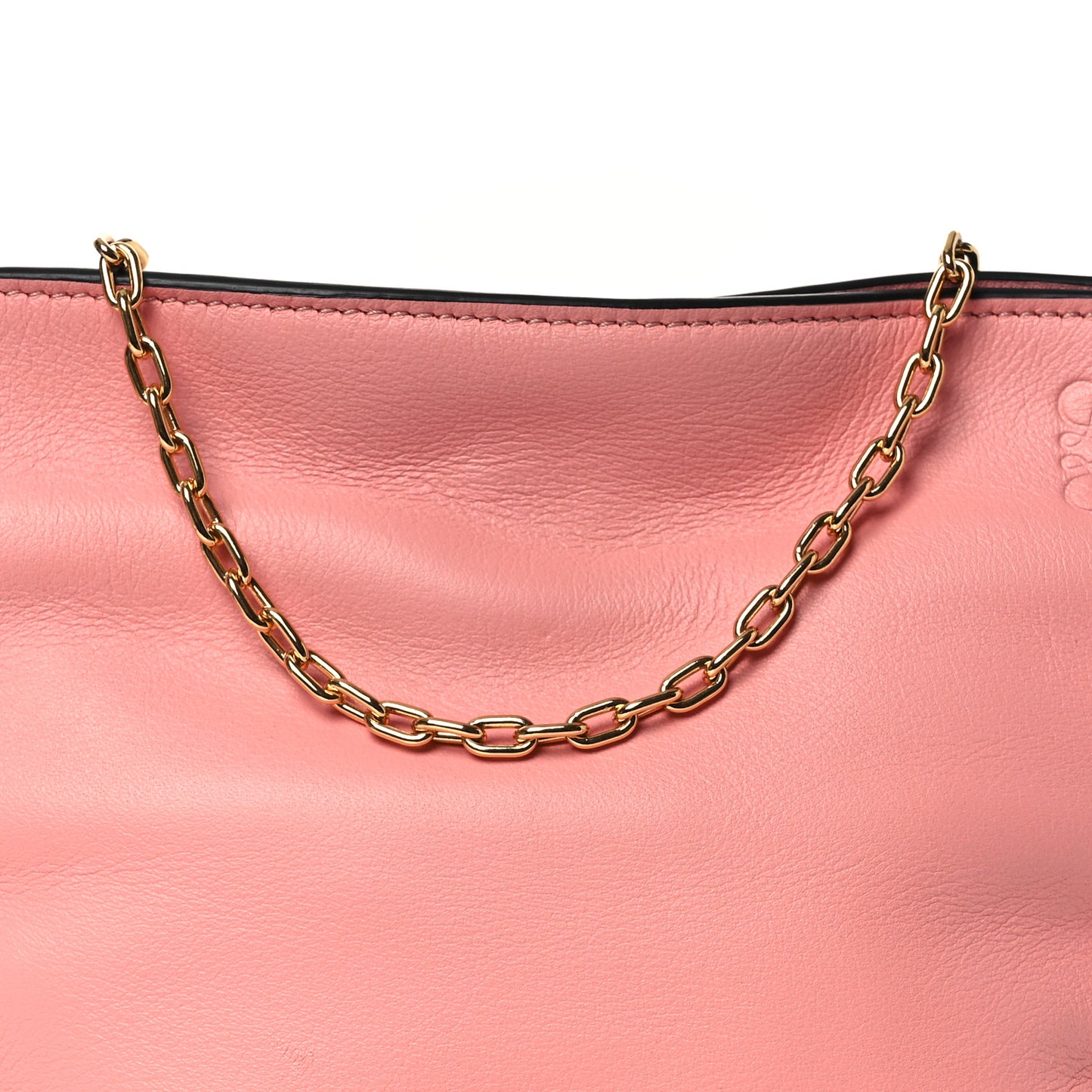 Calfskin Nano Flamenco Knot Clutch Warm Blossom
