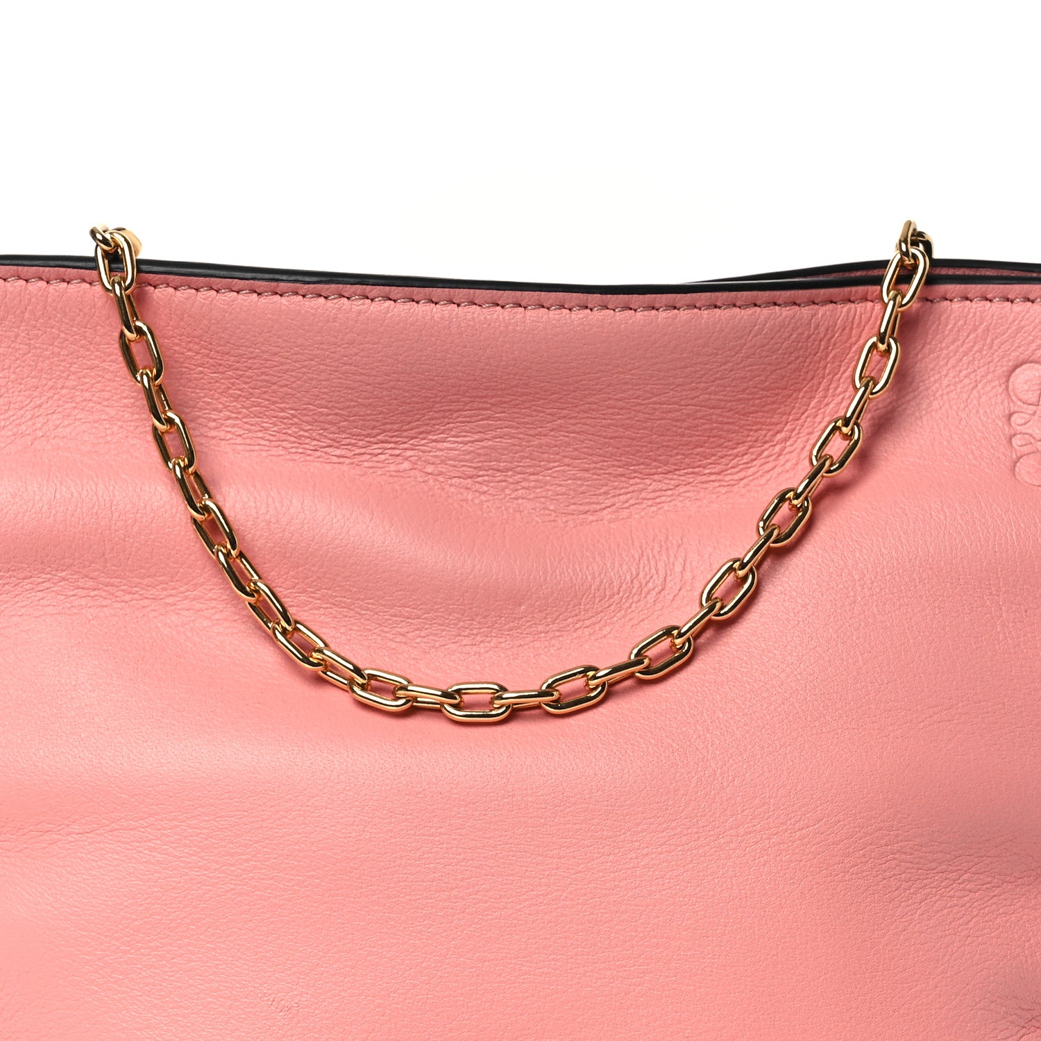 Loewe Calfskin Nano Flamenco Knot Clutch Warm Blossom 7 of 10