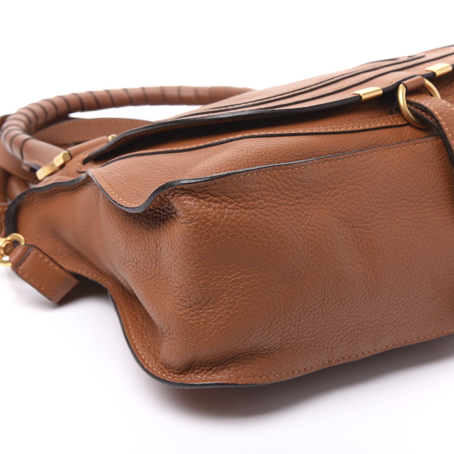 Chloe Calfskin Medium Marcie Satchel Tan 5 of 9