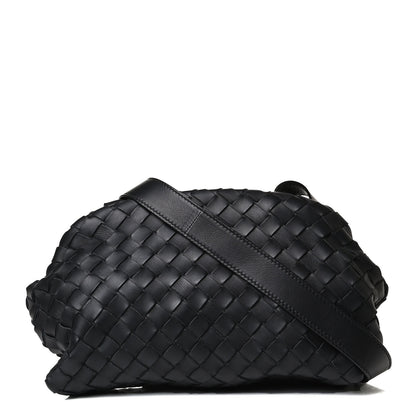 Bottega Veneta Nappa Intrecciato Messenger Bag Black 1 of 16