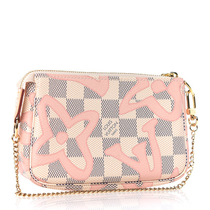 Louis Vuitton Damier Azur Tahitienne Mini Pochette Accessories 3 of 9