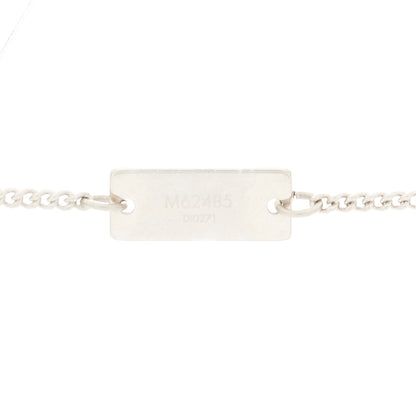 Louis Vuitton Zamac Palladium Monogram Charms Necklace Silver 4 of 5