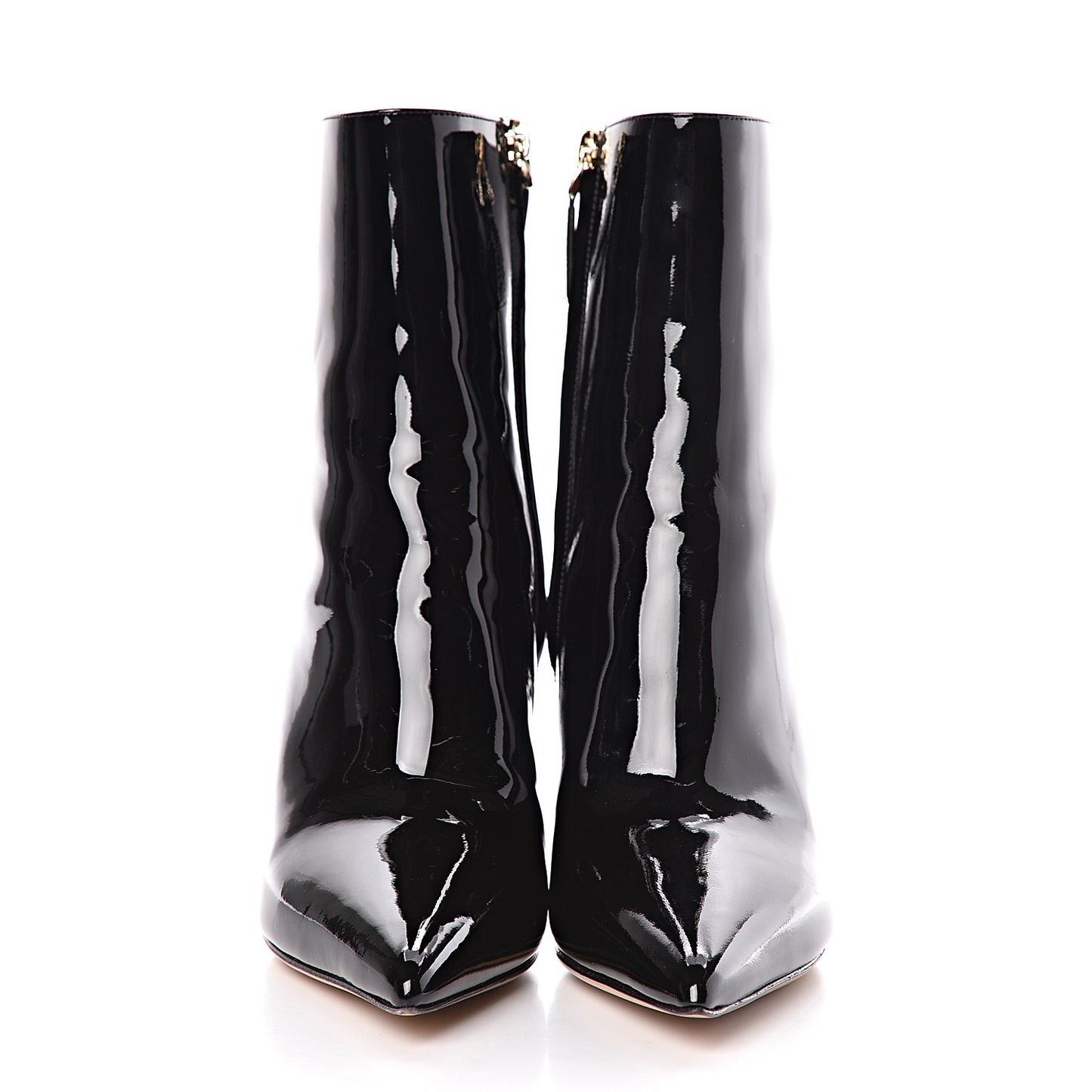 Patent Rockstud Jaw Stud 100mm Ankle Booties 35.5 Black