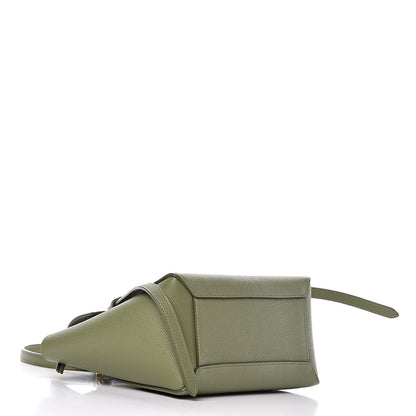 Celine Grained Calfskin Nano Belt Bag Olive 4 of 9