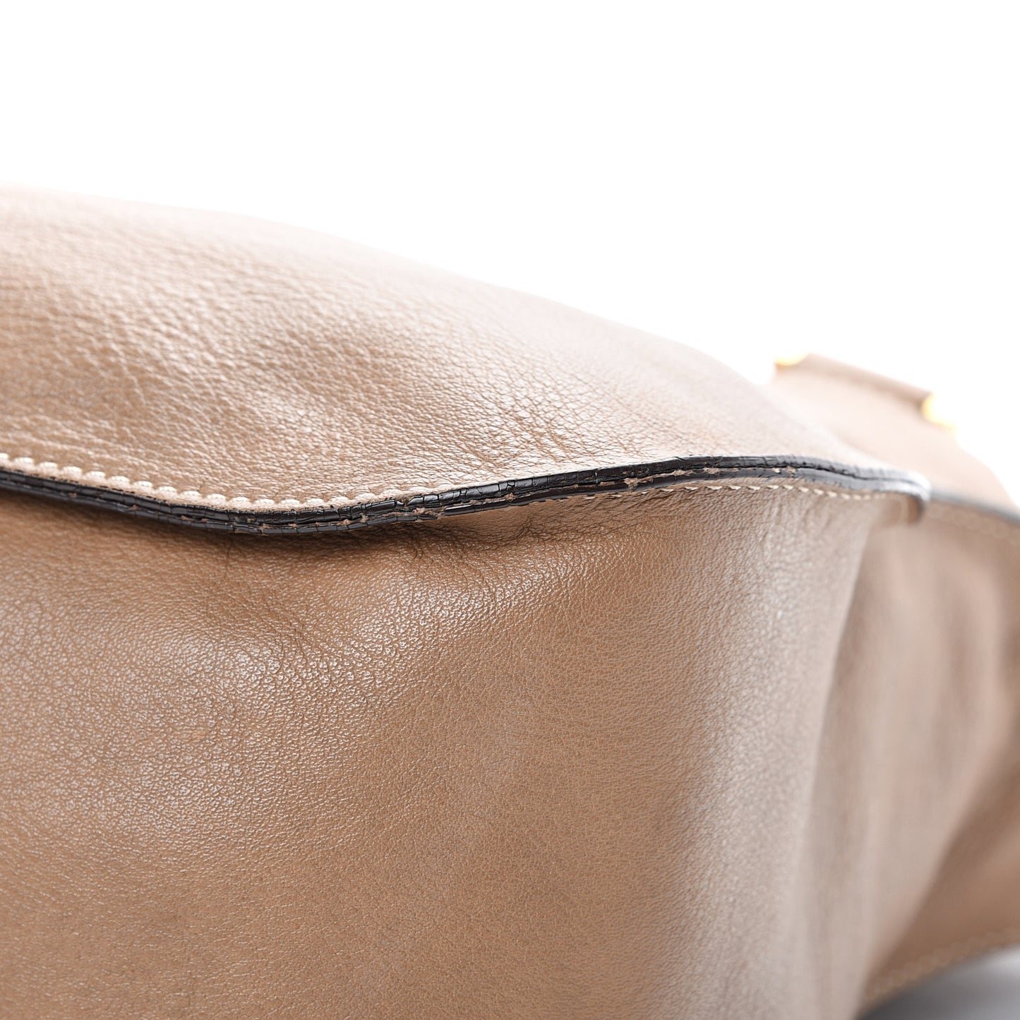 Calfskin Large Marcie Satchel Nut