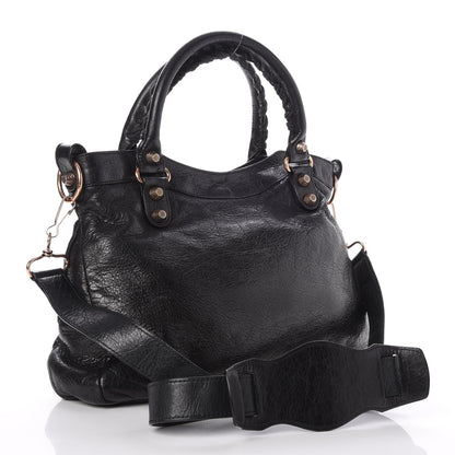 Balenciaga Agneau Giant 12 Rose Gold Hardware Town Black 4 of 8