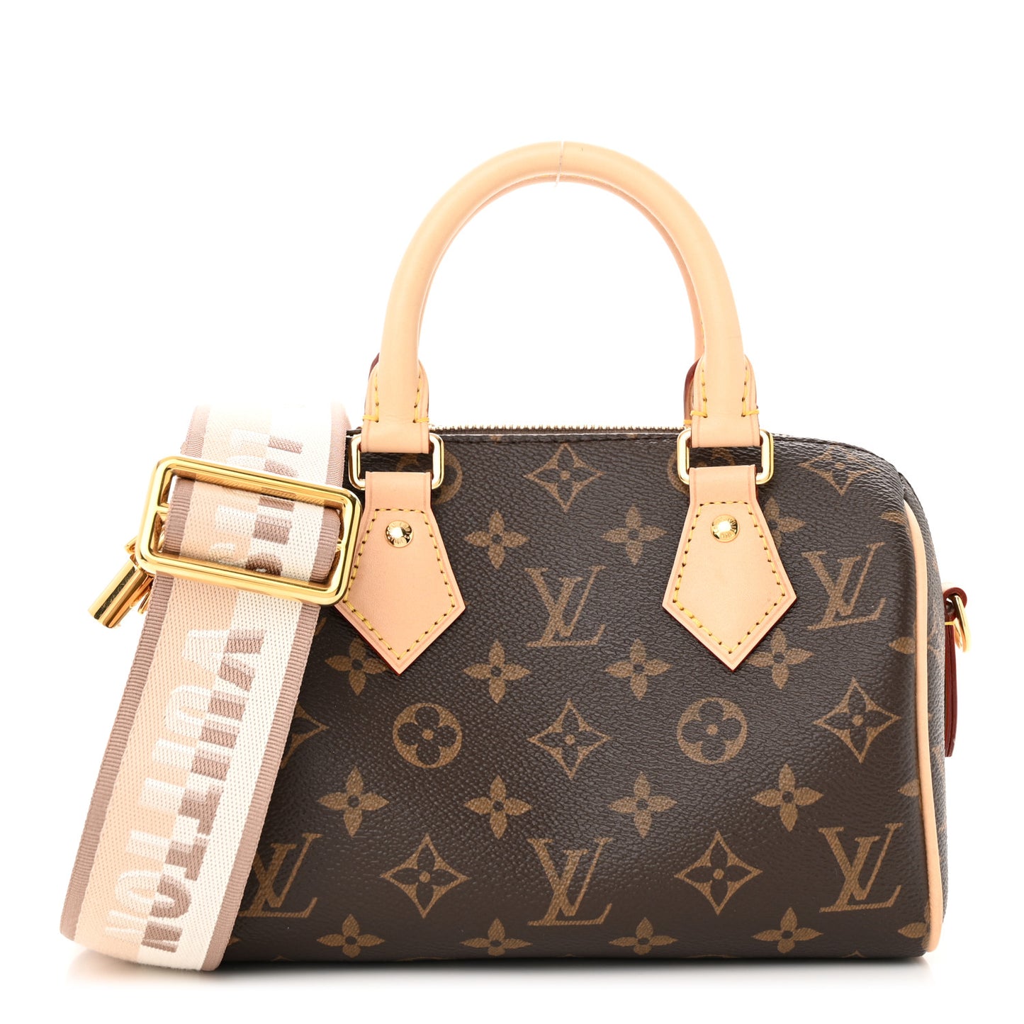 Monogram Speedy Bandouliere 20 Beige