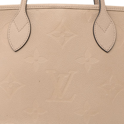 Louis Vuitton Empreinte Monogram Giant Neverfull MM Tourterelle 10 of 13