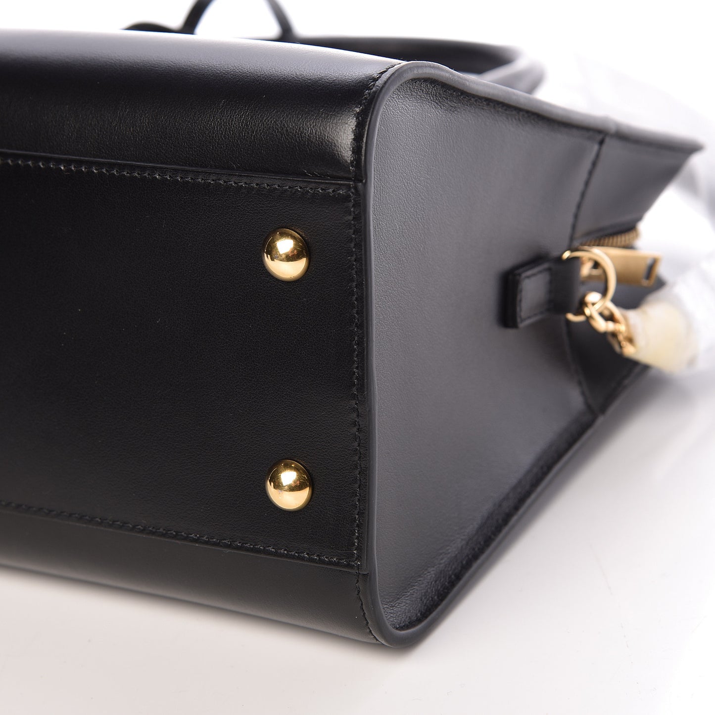 Calfskin Small Monogram Cabas Black