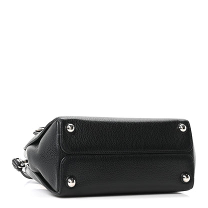 Christian Dior Grained Calfskin Small Open Bar Tote Black 4 of 10