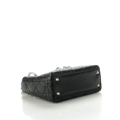 Christian Dior Lambskin Cannage Mini Lady Dior Black 4 of 7