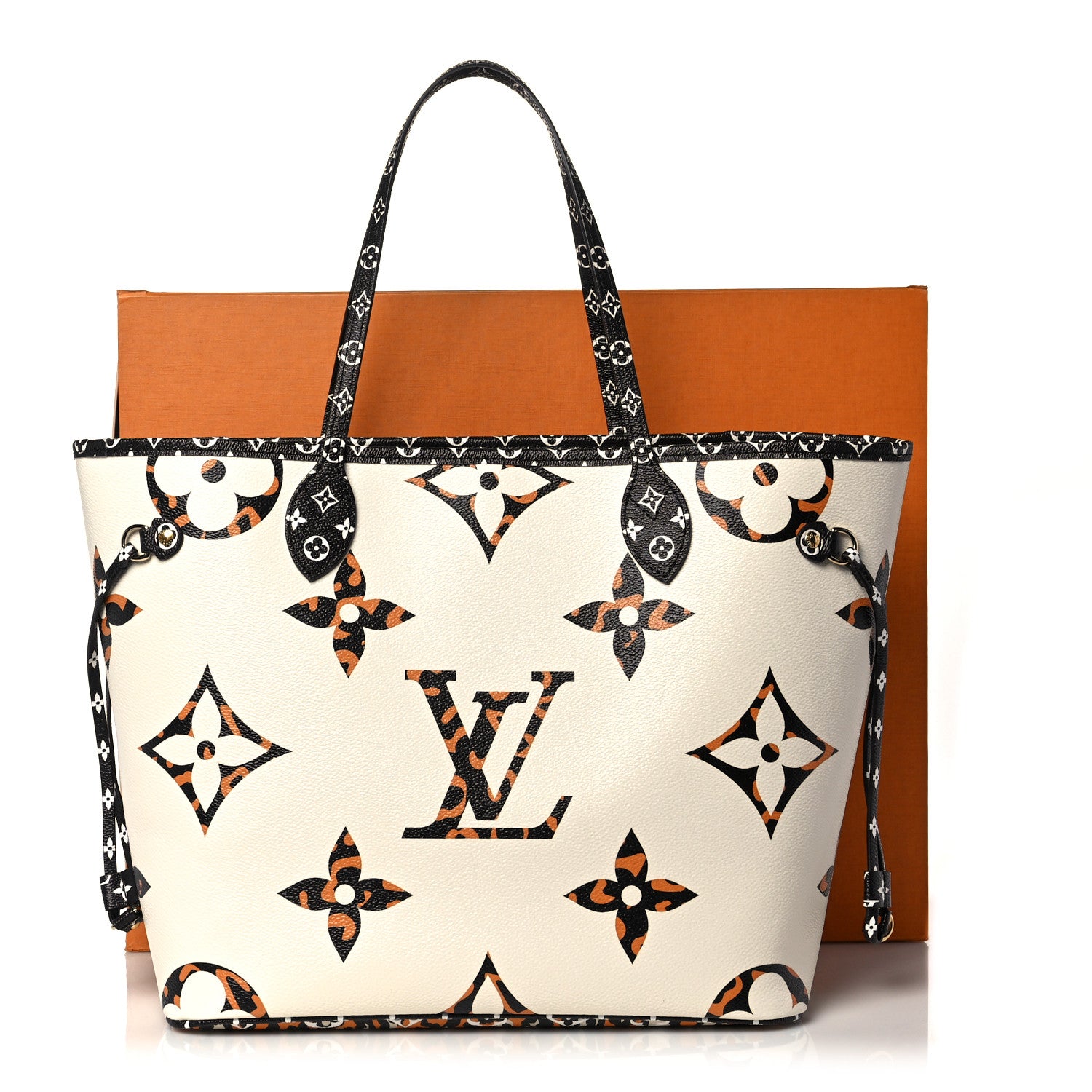 Louis Vuitton Monogram Giant Jungle Neverfull MM Ivory 9 of 9