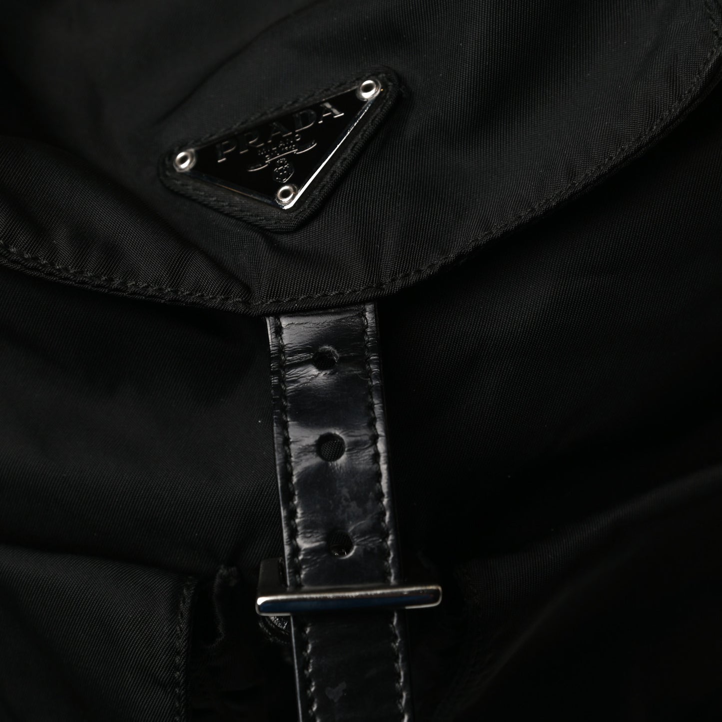 Tessuto Nylon Vela Small Backpack Black