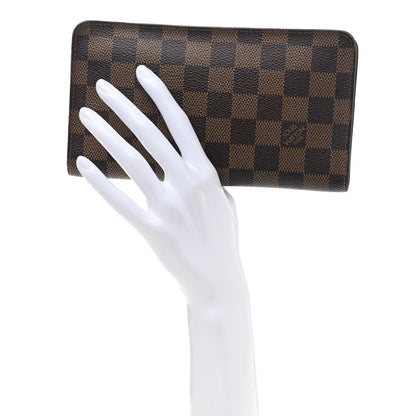 Louis Vuitton Damier Ebene Porte-Monnaie Zippe Zippy Wallet 4 of 16