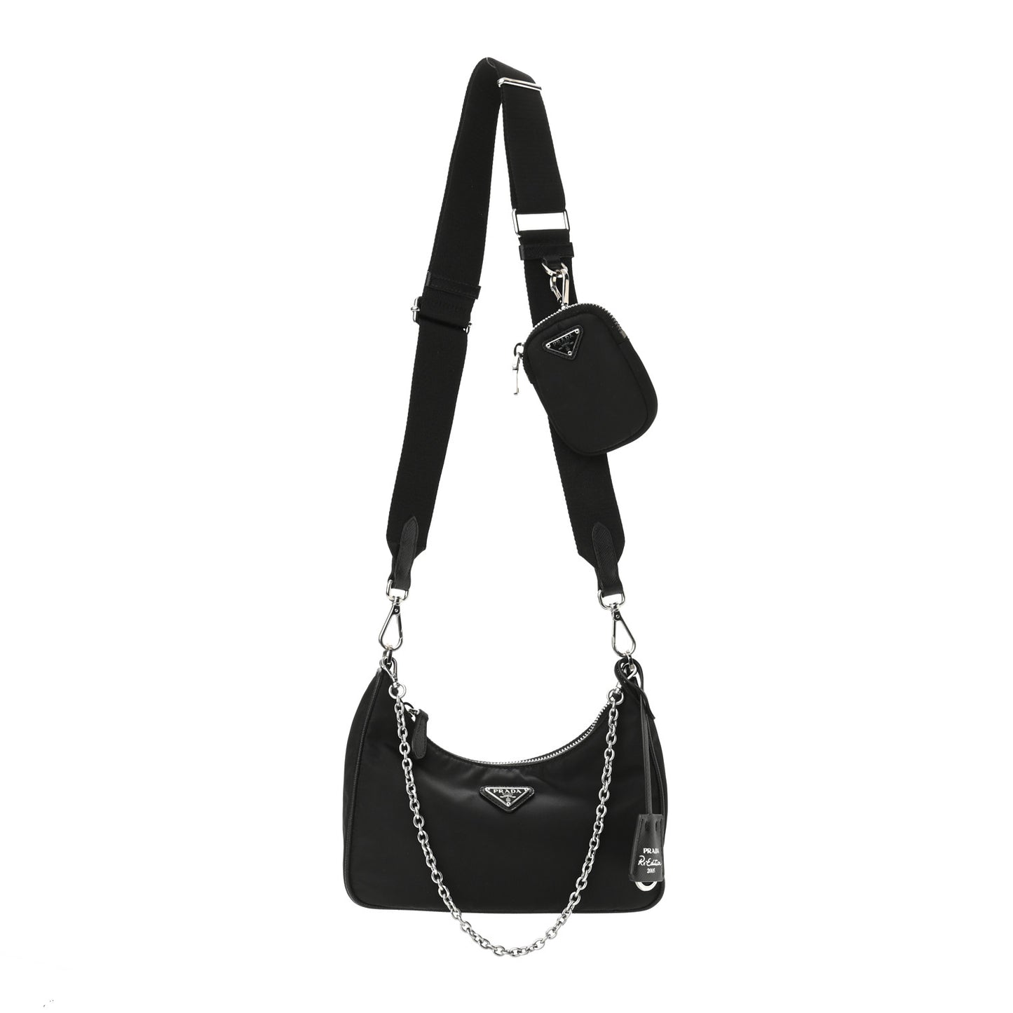 Nylon Re-Edition 2005 Shoulder Bag Black