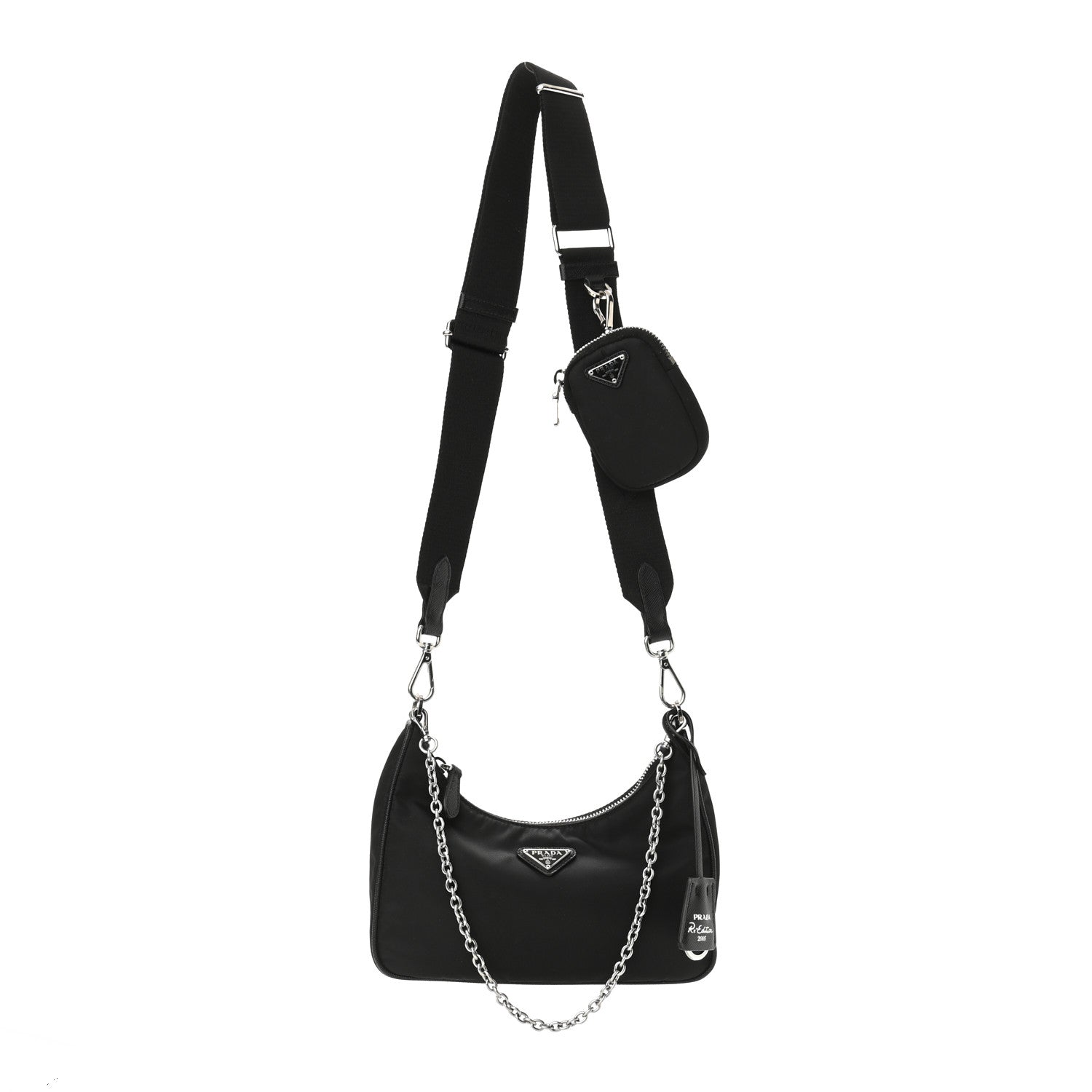 Prada Nylon Re-Edition 2005 Shoulder Bag Black 1 of 10