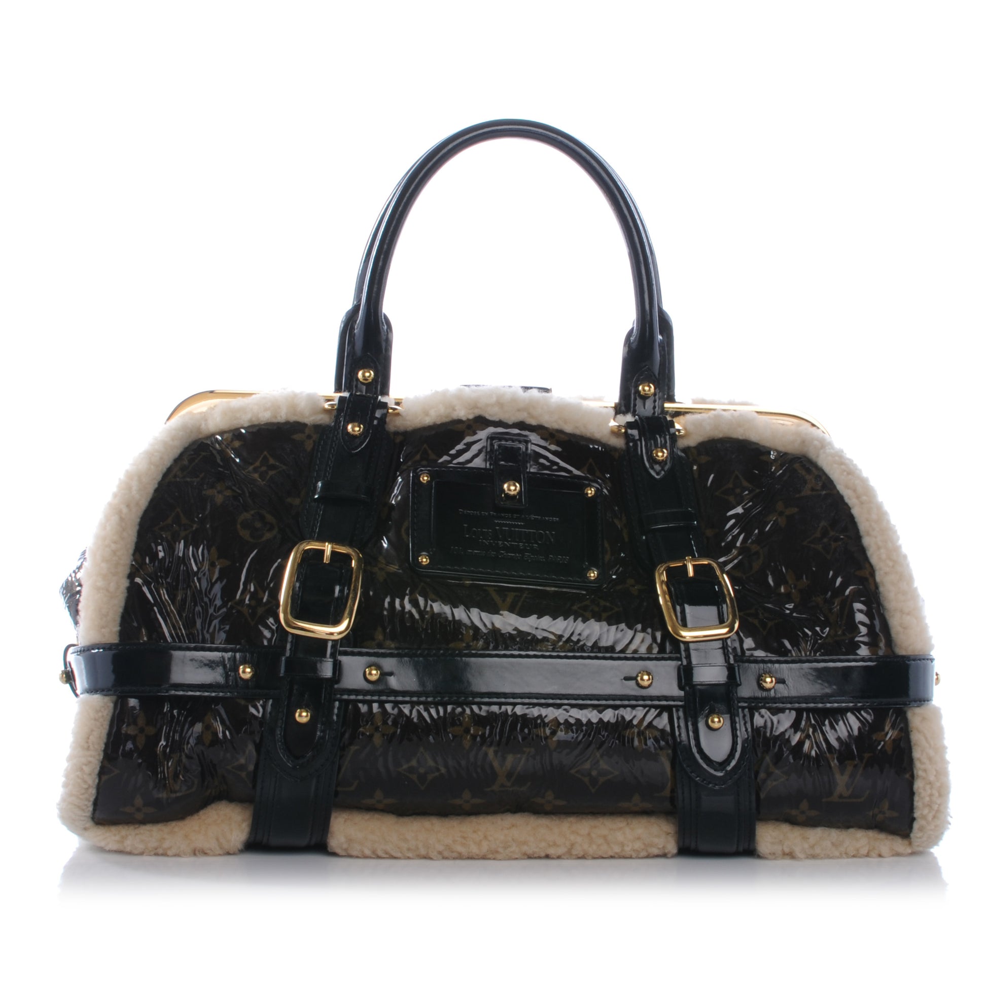 Louis Vuitton Monogram Shearling Storm Bag 1 of 9