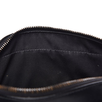 Saint Laurent Calfskin Matelasse Monogram Lou Camera Bag Black 11 of 12