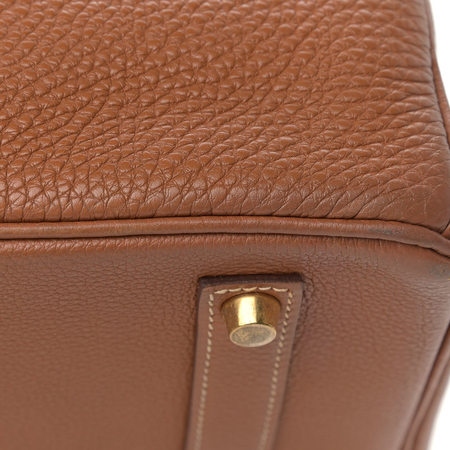 Taurillon Clemence Birkin 35 Gold