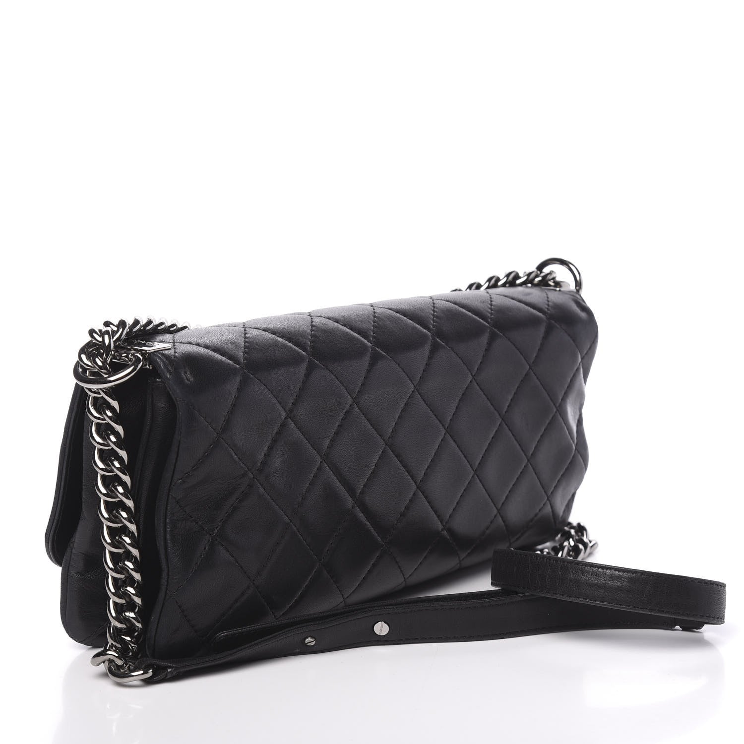 Chanel Lambskin Quilted Soft Boy Flap Black 3 of 14