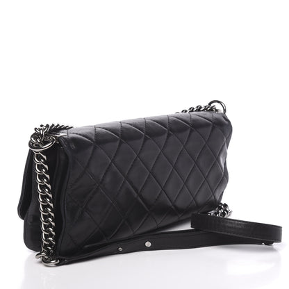 Chanel Lambskin Quilted Soft Boy Flap Black 3 of 14