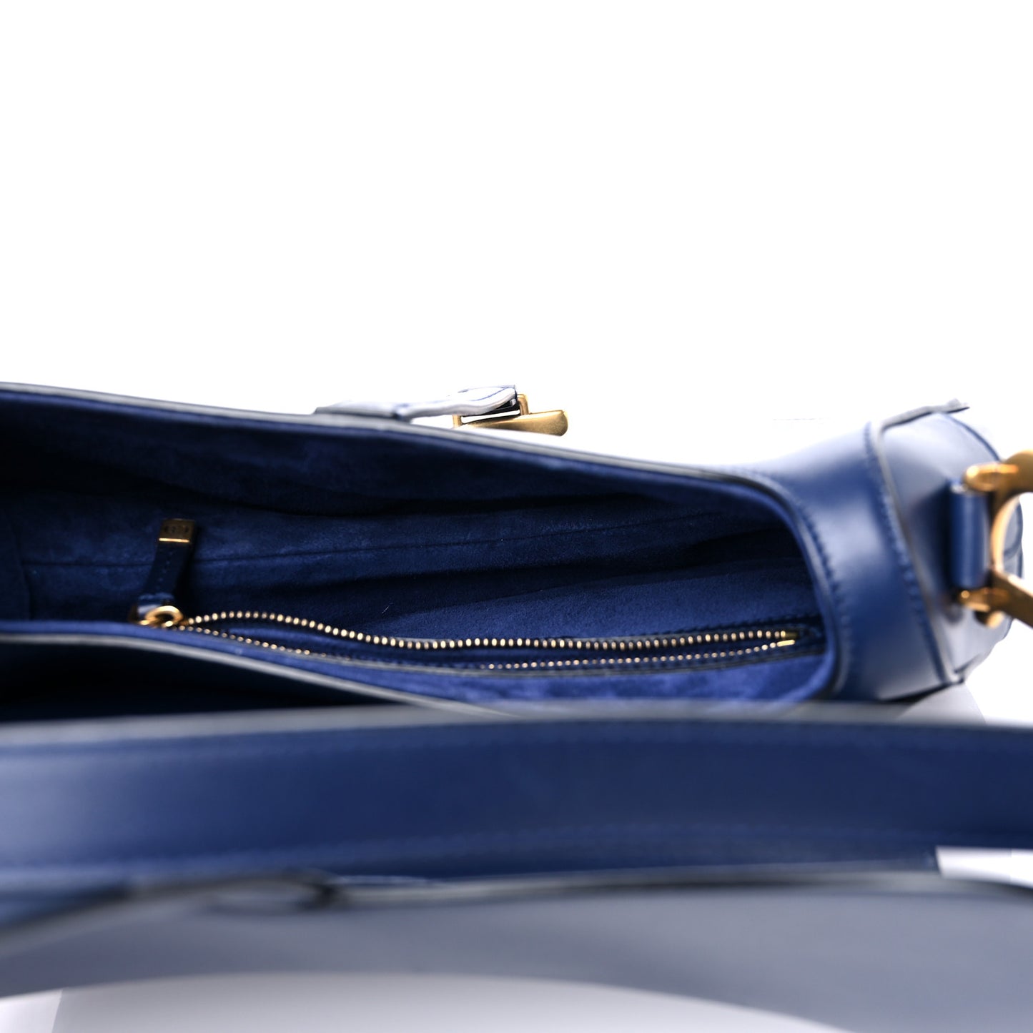 Calfskin Saddle Bag Blue