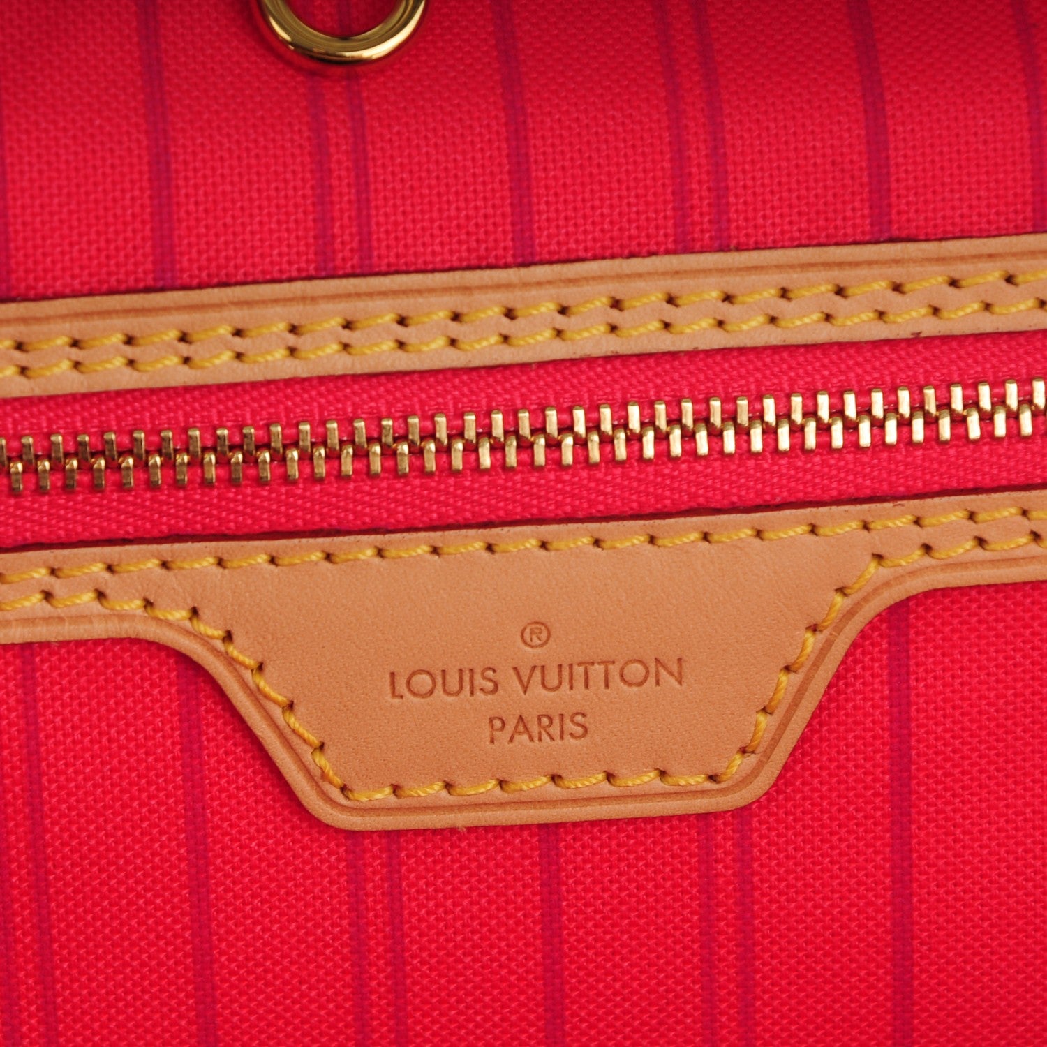 Louis Vuitton Damier Azur Delightful MM Pink 6 of 8