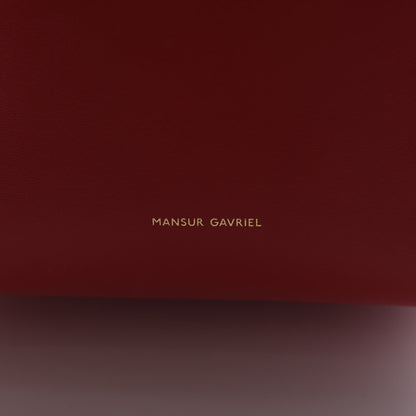 Mansur Gavriel Calfskin Mini Bucket Bag Flamma 6 of 14