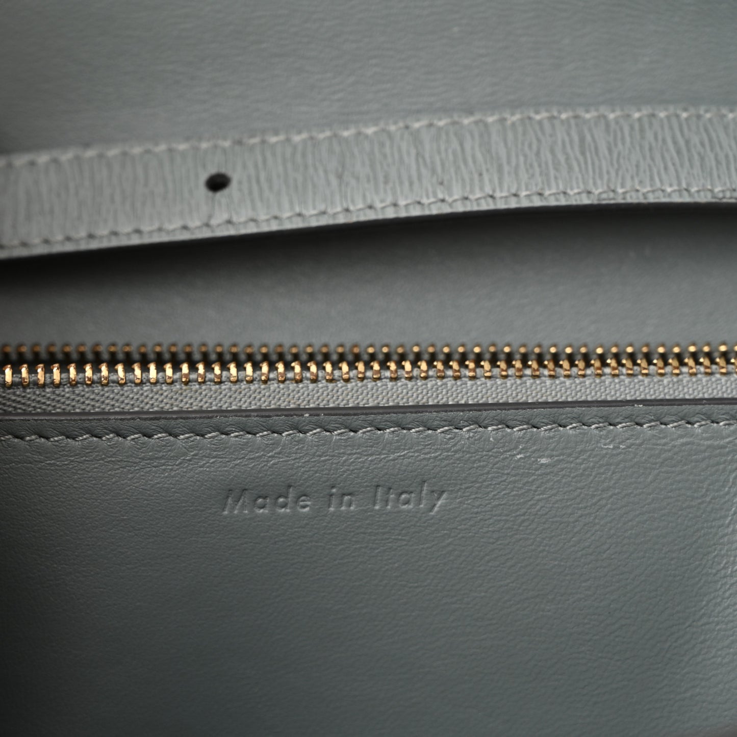 Liege Calfskin Medium Classic Box Flap Bag Storm