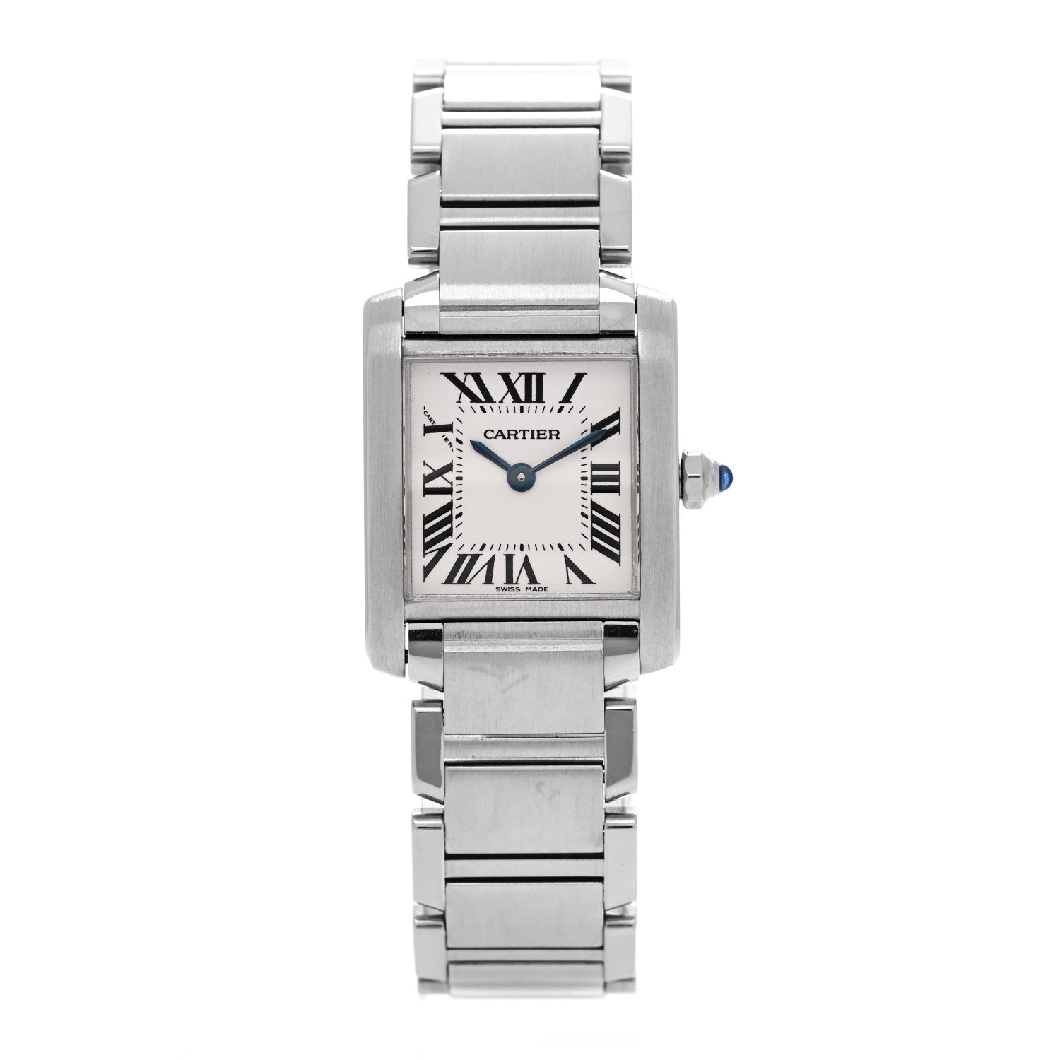 Cartier Stainless Steel 20mm Tank Francaise Quartz Watch 1 of 4