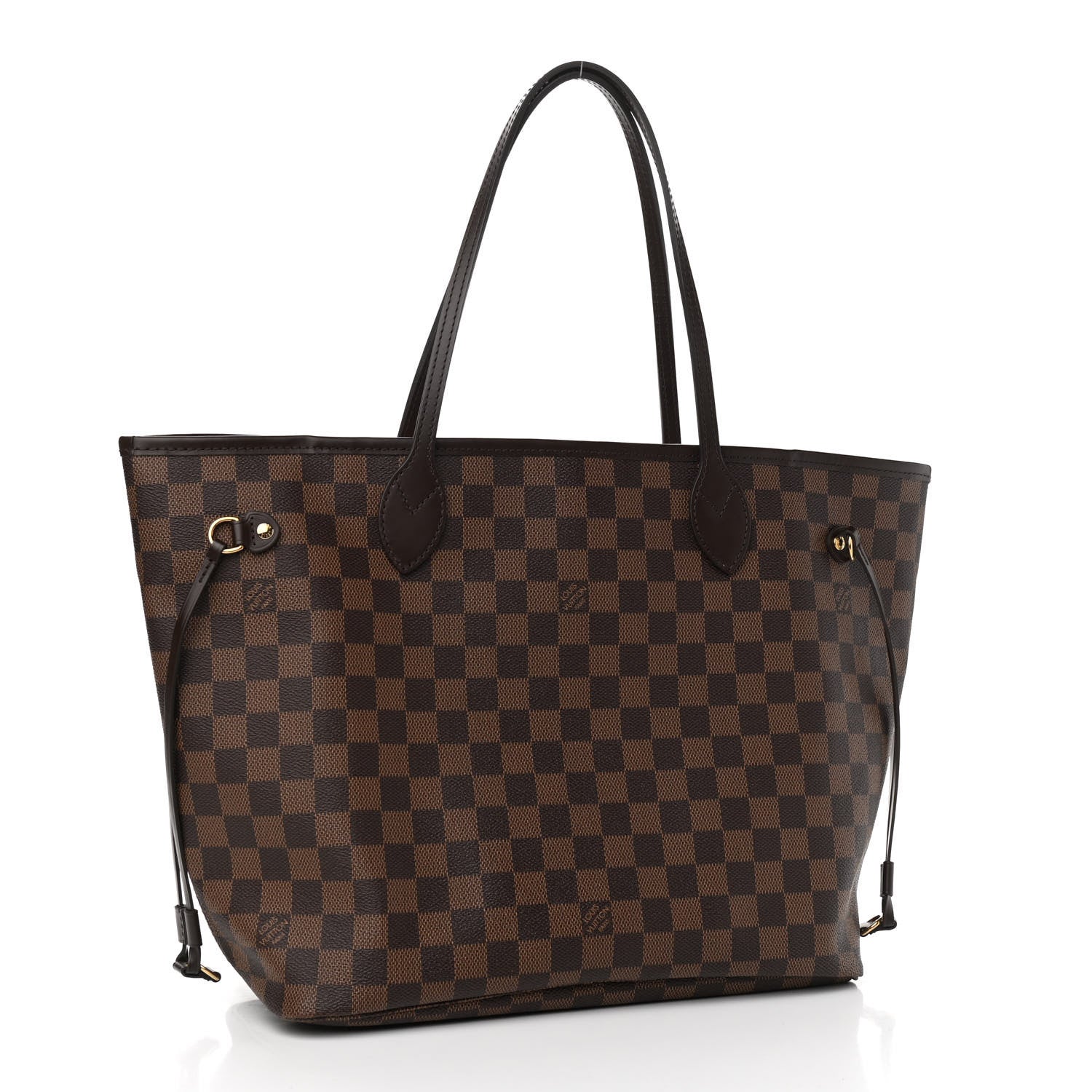 Louis Vuitton Damier Ebene Neo Neverfull MM Rose Ballerine 4 of 13