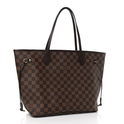 Louis Vuitton Damier Ebene Neo Neverfull MM Rose Ballerine 4 of 13