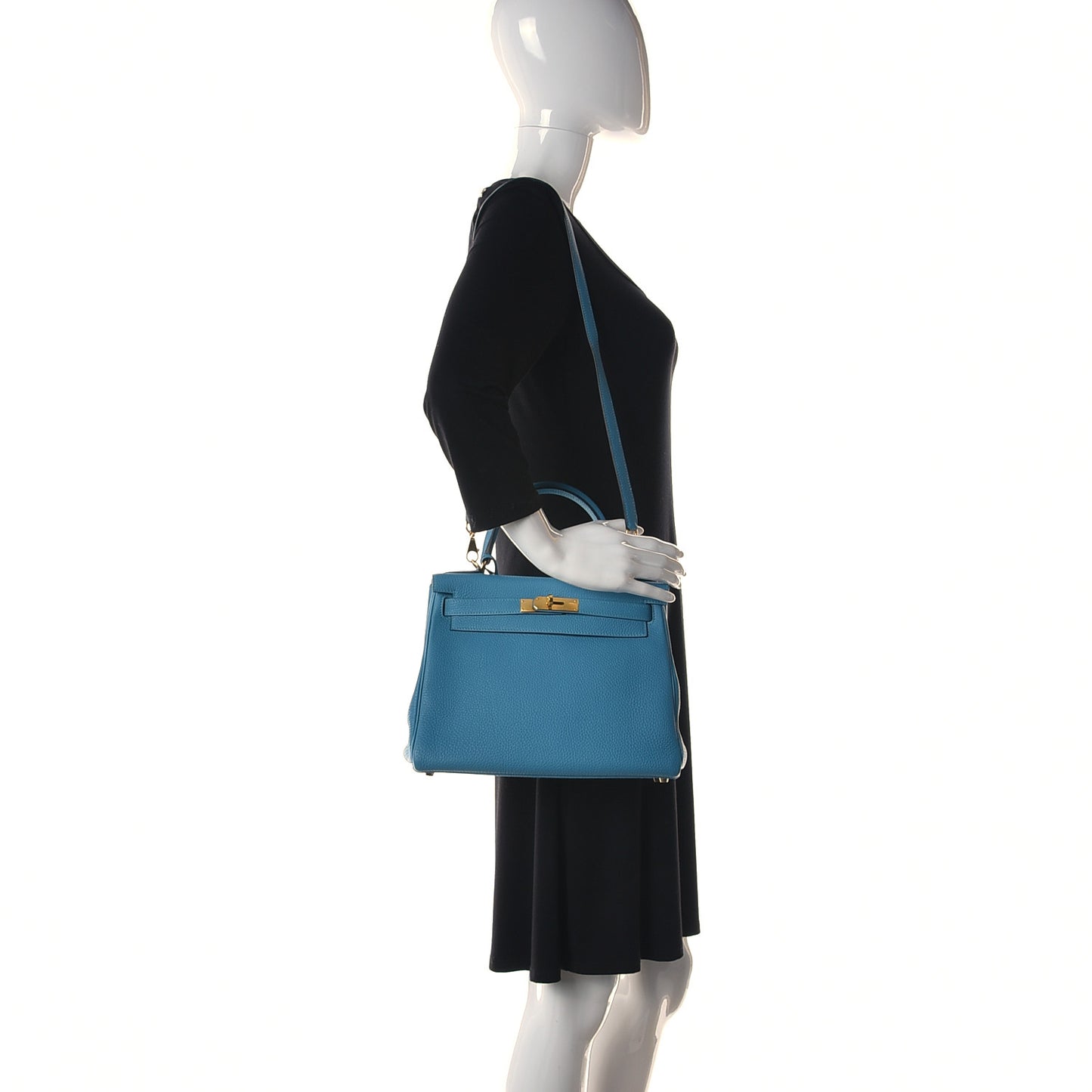 Togo Kelly Retourne 32 Turquoise
