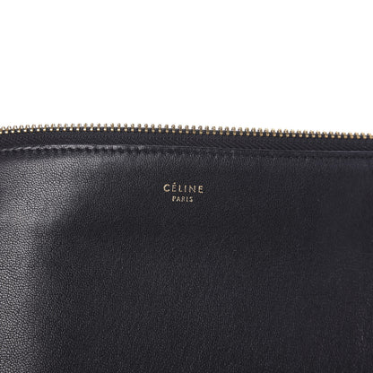 Celine Lambskin Small Trio Crossbody Bag Black 13 of 13