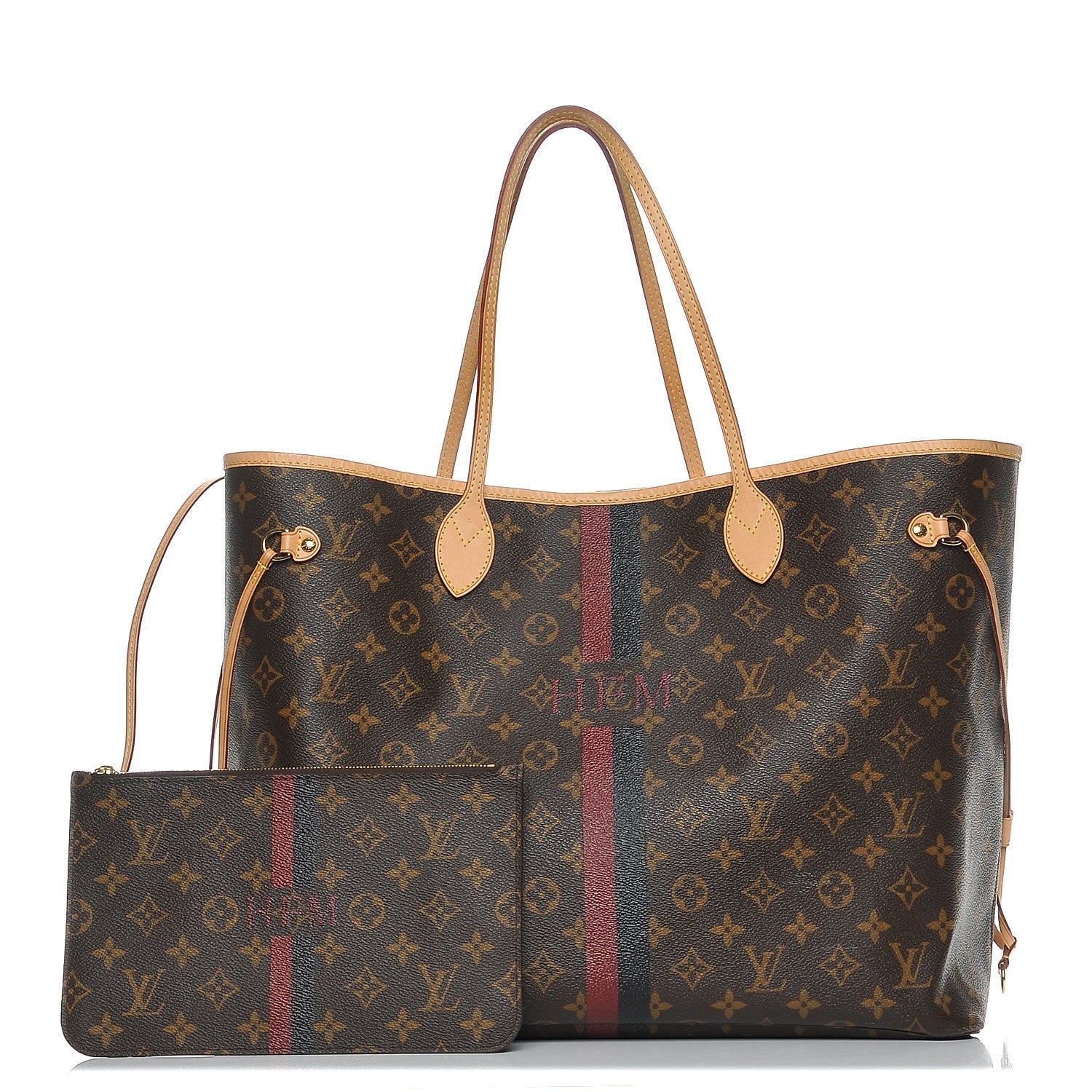Louis Vuitton Monogram My LV Heritage Neverfull GM Bordeaux Black 1 of 9