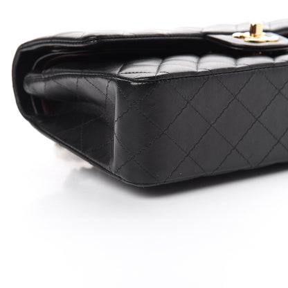 Chanel Lambskin Quilted Medium Double Flap Black 11 of 15