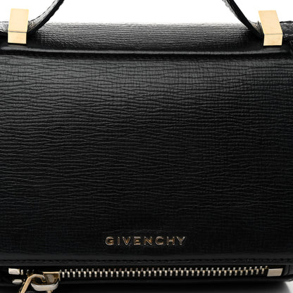 Givenchy Textured Calfskin Mini Pandora Box Crossbody Bag Black 7 of 10