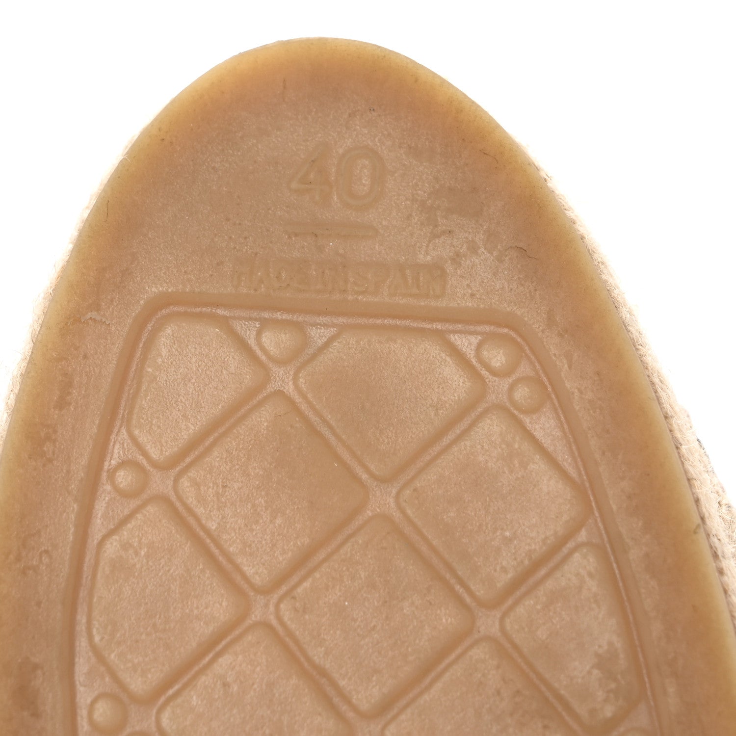 Chanel Lambskin CC Espadrilles 40 Beige Black 7 of 10