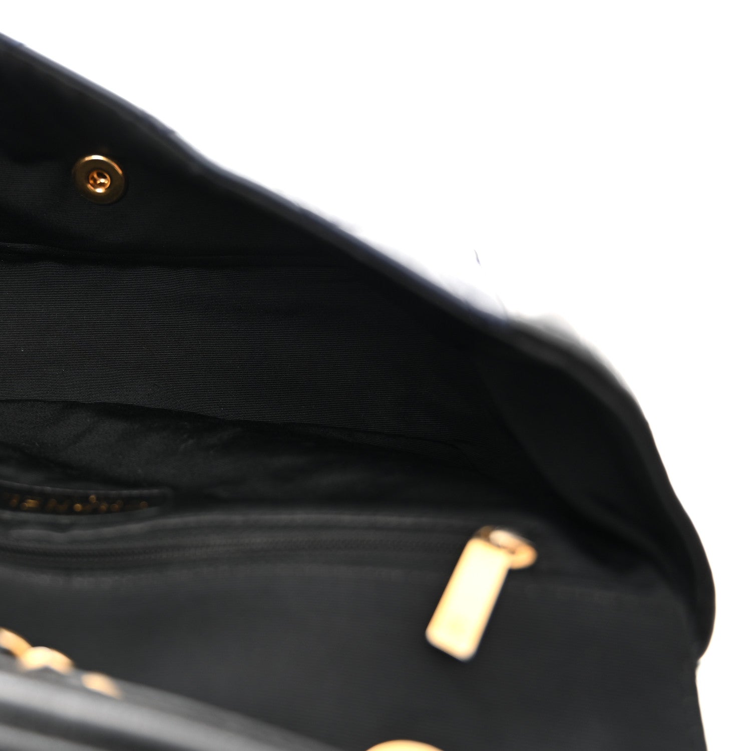 Chanel Lambskin Quilted Medium Elegant CC Flap Navy Black 5 of 13