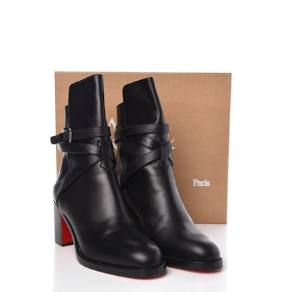Christian Louboutin Calfskin Karistrap 70 Ankle Boots 41 Black 8 of 8