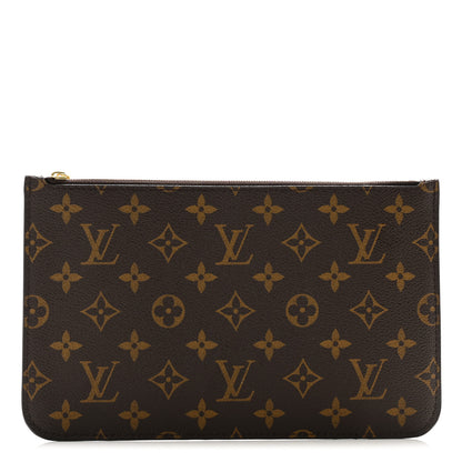 Louis Vuitton LOUIS VUITTON Monogram Neverfull MM GM Pochette 1 of 6