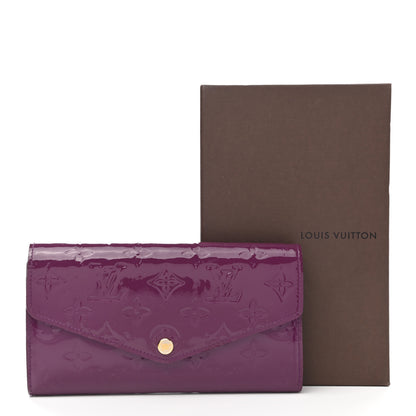 Louis Vuitton Vernis Sarah Wallet NM Amethyste 12 of 12