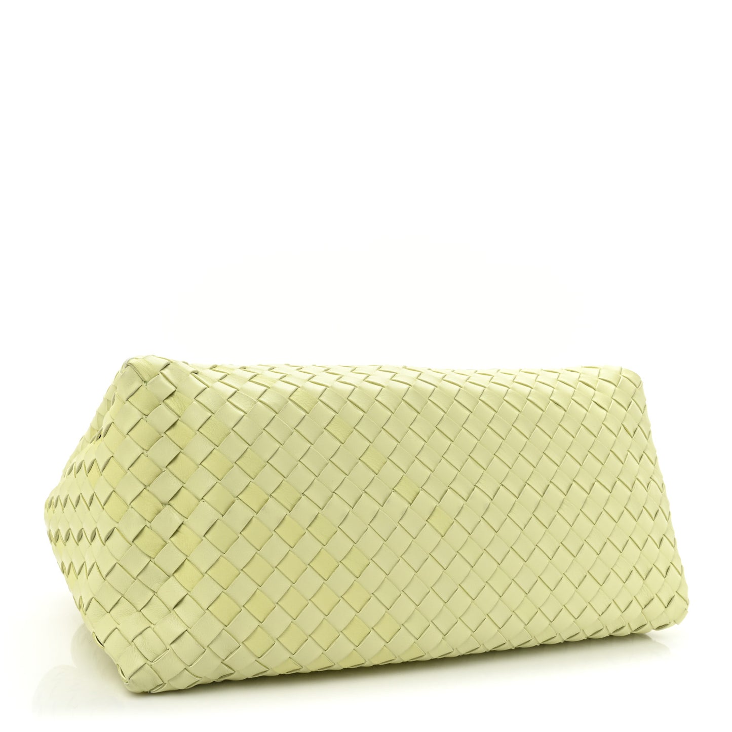Nappa Intrecciato Tuck Lemon Washed