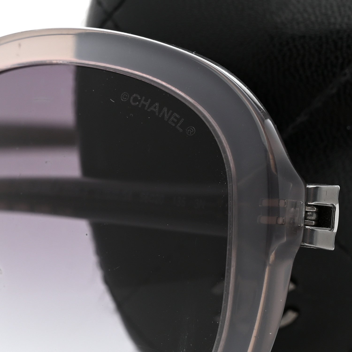 Chanel Acetate Quilted CC Polarized Sunglasses 5328 Grey 7 of 8