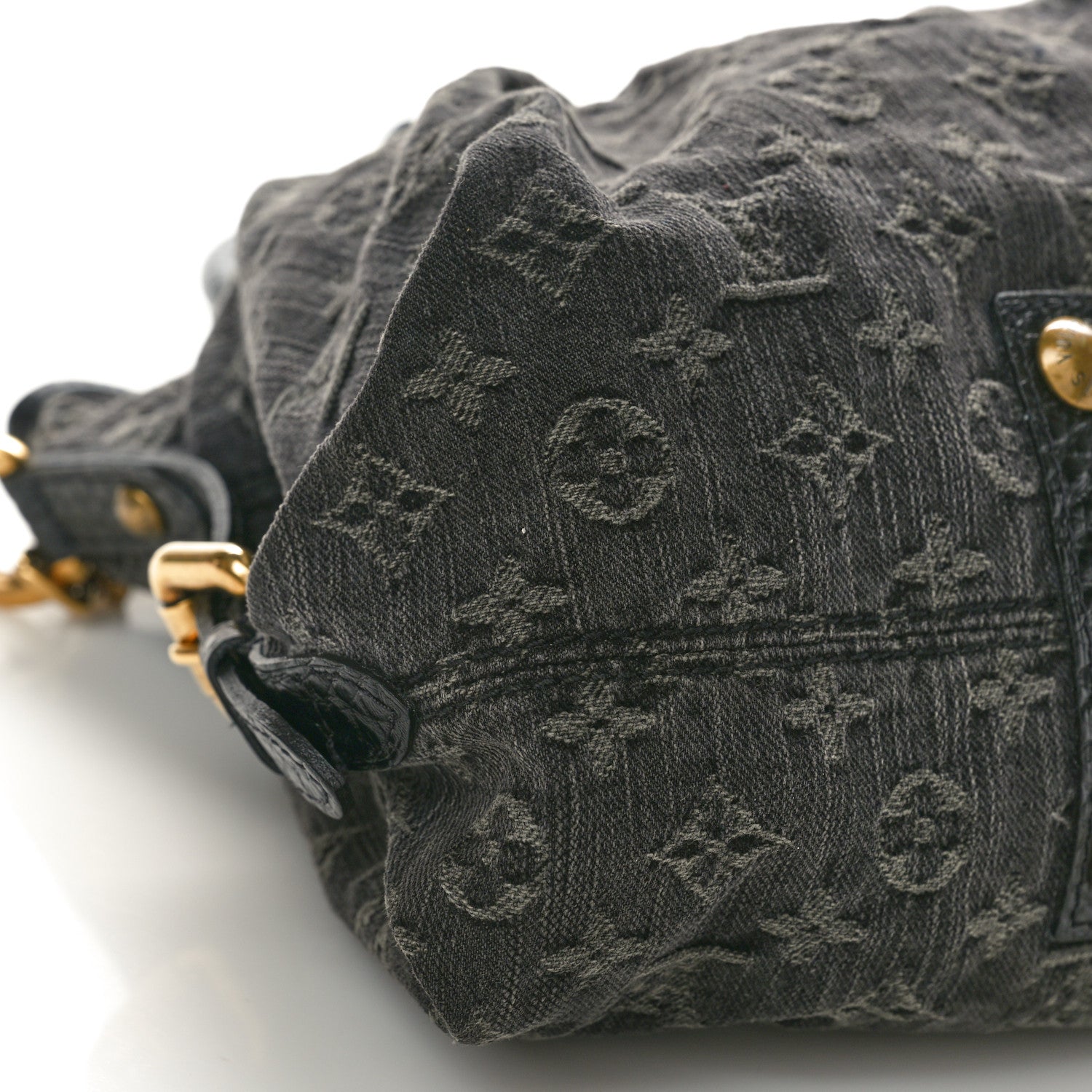 Louis Vuitton Denim Neo Cabby MM Black 8 of 9