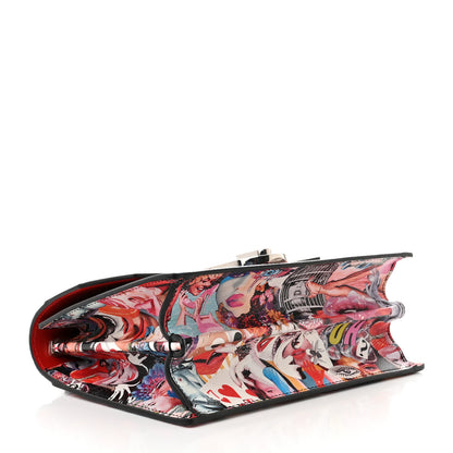 Christian Louboutin Calfskin Patent Sneakers Sole Printed Small Elisa Loubi Multicolor 4 of 14